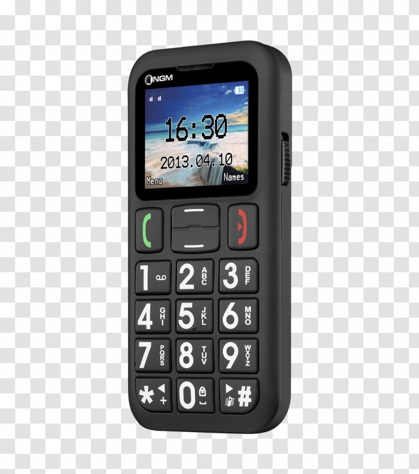 Feature Phone Telephone Dual SIM NGM Facile Ciao Alcatel Mobile 2008 2.4 8MB Ram 2MPx White - Italy - New Generation Transparent PNG