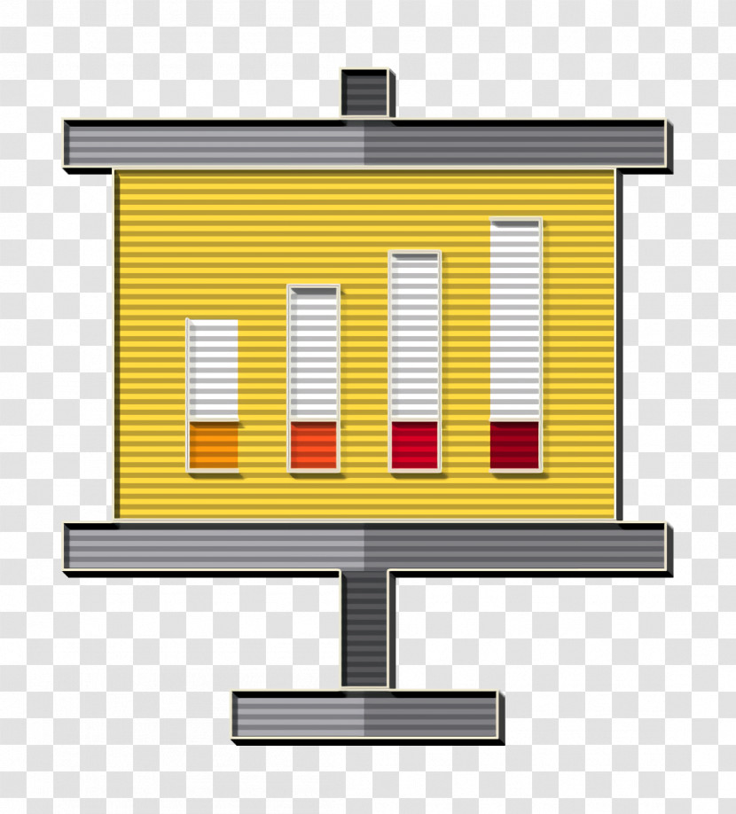 Graph Icon Screen Icon Business And Office Icon Transparent PNG