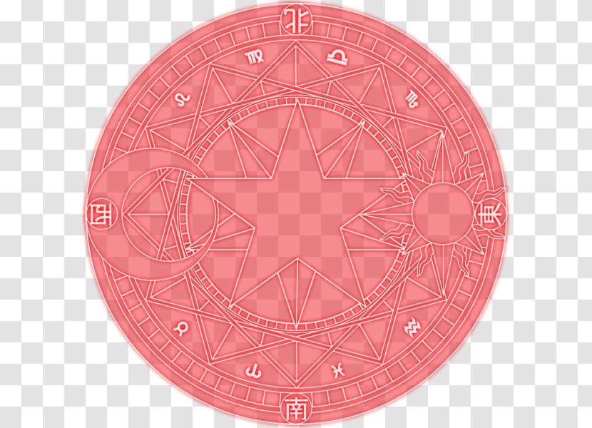 Pink M Pattern - Circle Effect Transparent PNG