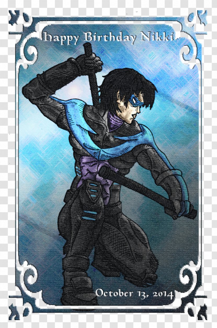 Nightwing Gift Birthday Character Happiness - Frame Transparent PNG