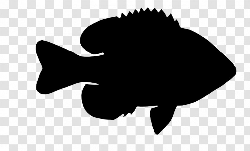 Fish Clip Art Silhouette Black M - Logo Transparent PNG