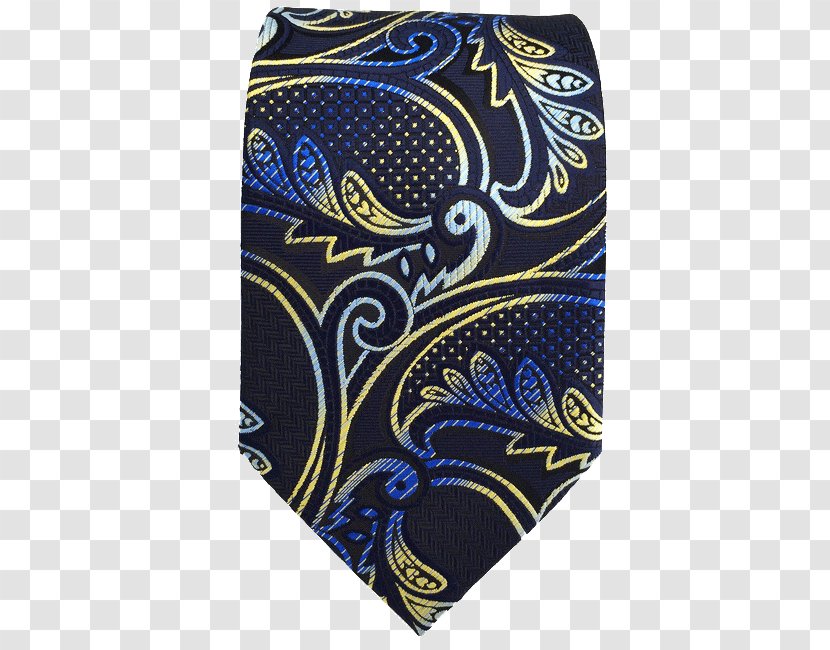 Luxe Zijden Stropdas Blauw Paisley Blue Novelty 100% Silk Classic Mens Necktie Tie Hanky Cufflink Set NT144 - Satin Navy Dress Shoes For Women Transparent PNG