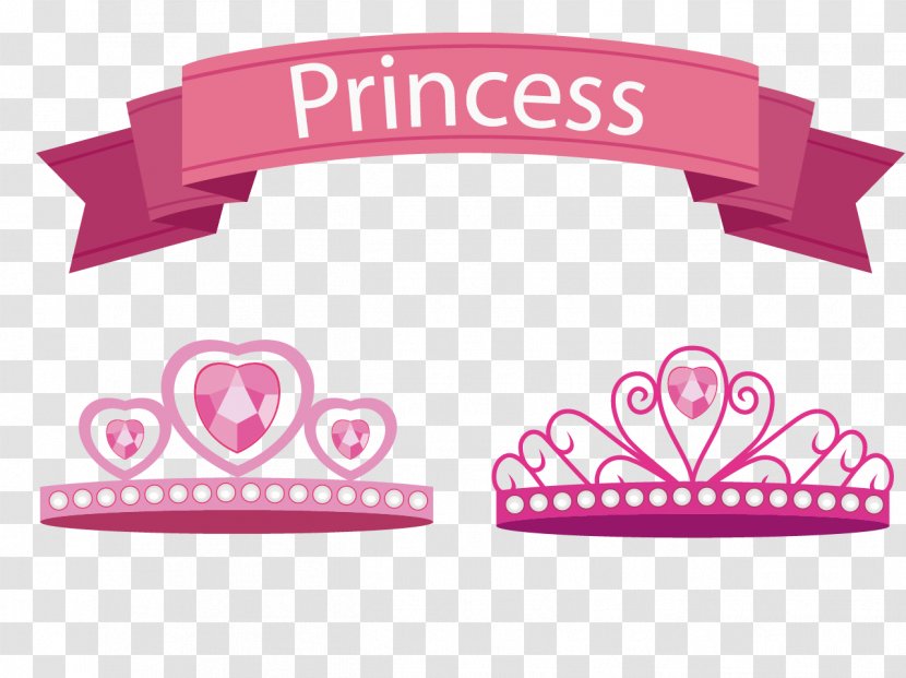 Disney Princess - Magenta - Crown Transparent PNG