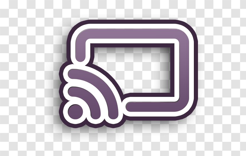 Chromecast Icon - Purple - Symbol Material Property Transparent PNG