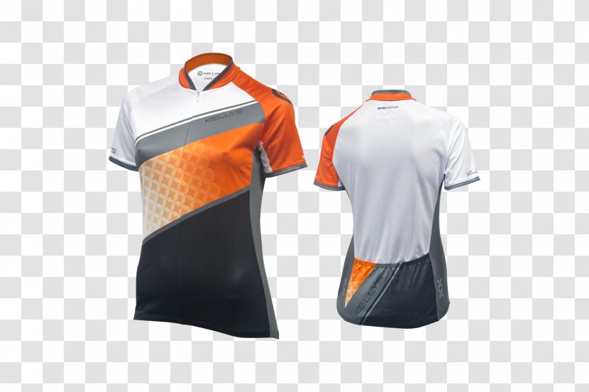 T-shirt Kellys Bicycle Tracksuit Slovakia - Tshirt - Orange Grey Transparent PNG
