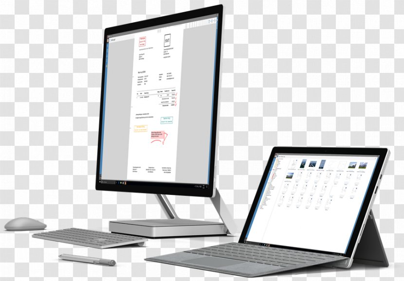 Document Management System Computer Monitors Enterprise Content Digitization AMAGNO - Display Device - Surface Devices Transparent PNG