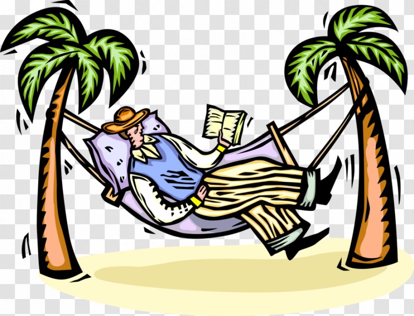 Clip Art Los Angeles Times Festival Of Books Illustration Hammock Cartoon - Artwork - Palm Reader Transparent PNG