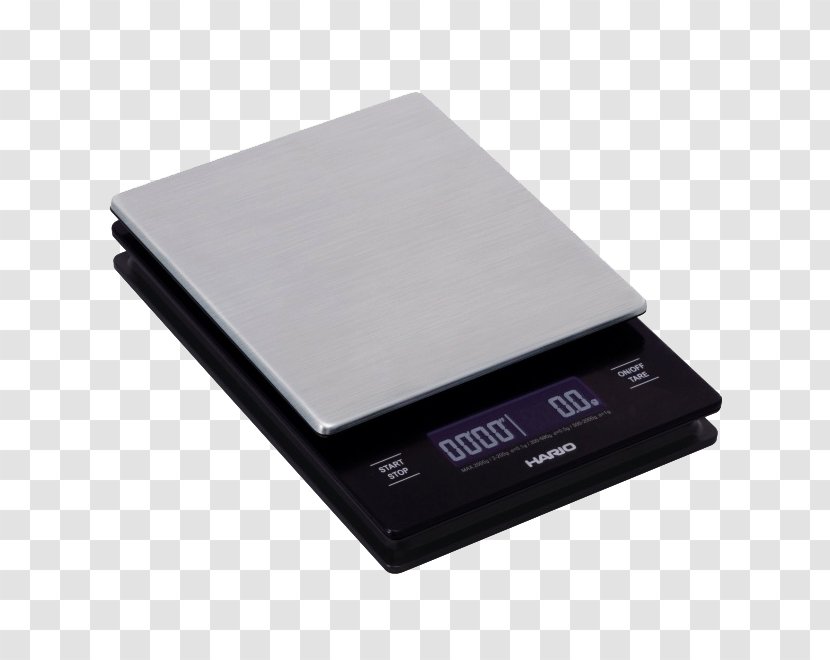 Brewed Coffee Hario VST-2000B Cafe - Weighing Scale Transparent PNG