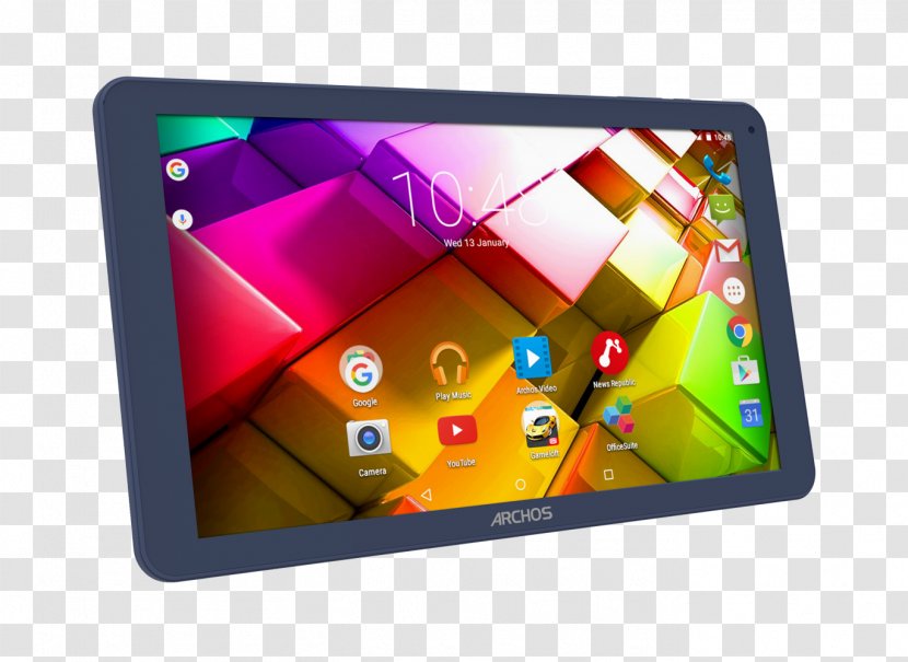 Archos 101 Internet Tablet Android Computer 3G - Electronic Device Transparent PNG