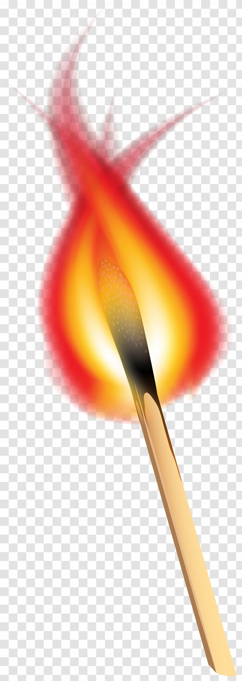 Red Graphics Close-up Petal - Burning Match Clip Art Image Transparent PNG