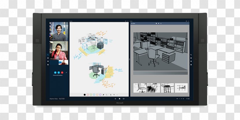 Surface Hub Microsoft 2 - Computer Software Transparent PNG
