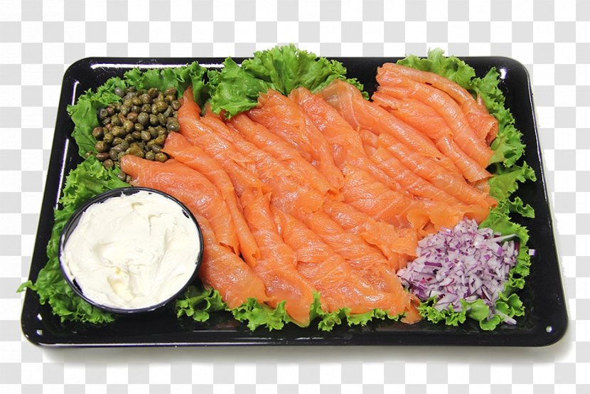 Sashimi Smoked Salmon Vegetarian Cuisine Platter Meat - Dish - Seafood Transparent PNG