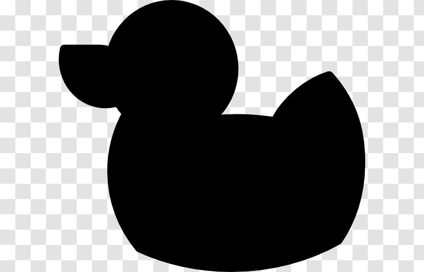 Stencil Drawing Image Rubber Duck Child - Wo - Blackandwhite Transparent PNG