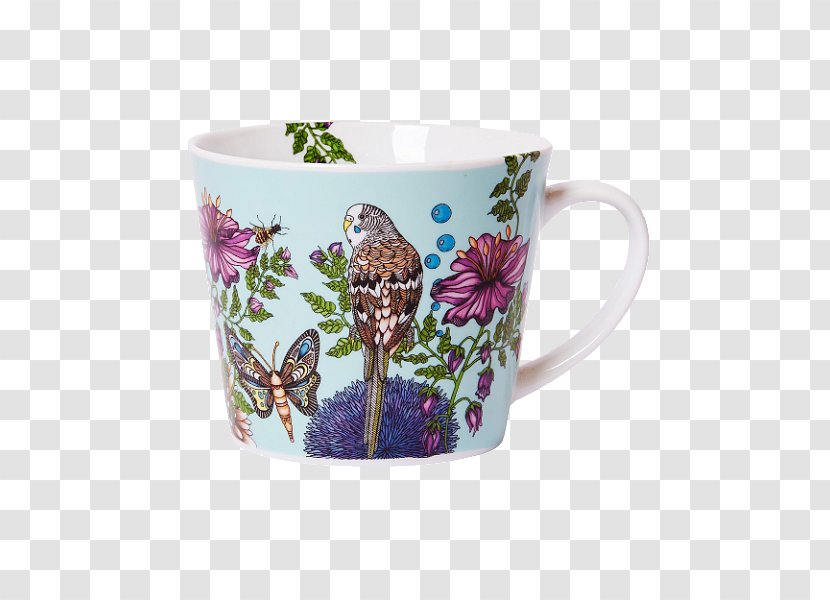 Coffee Cup Saucer Flowerpot Porcelain Mug - Tableware Transparent PNG