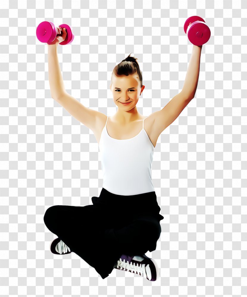Exercise Equipment Arm Weights Dumbbell Pink - Leg - Ball Rhythmic Gymnastics Transparent PNG