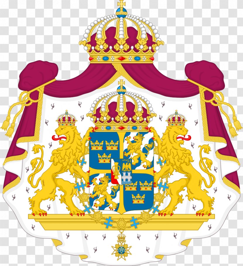 Coat Of Arms Sweden Swedish Empire National - Heraldry - Lion Transparent PNG