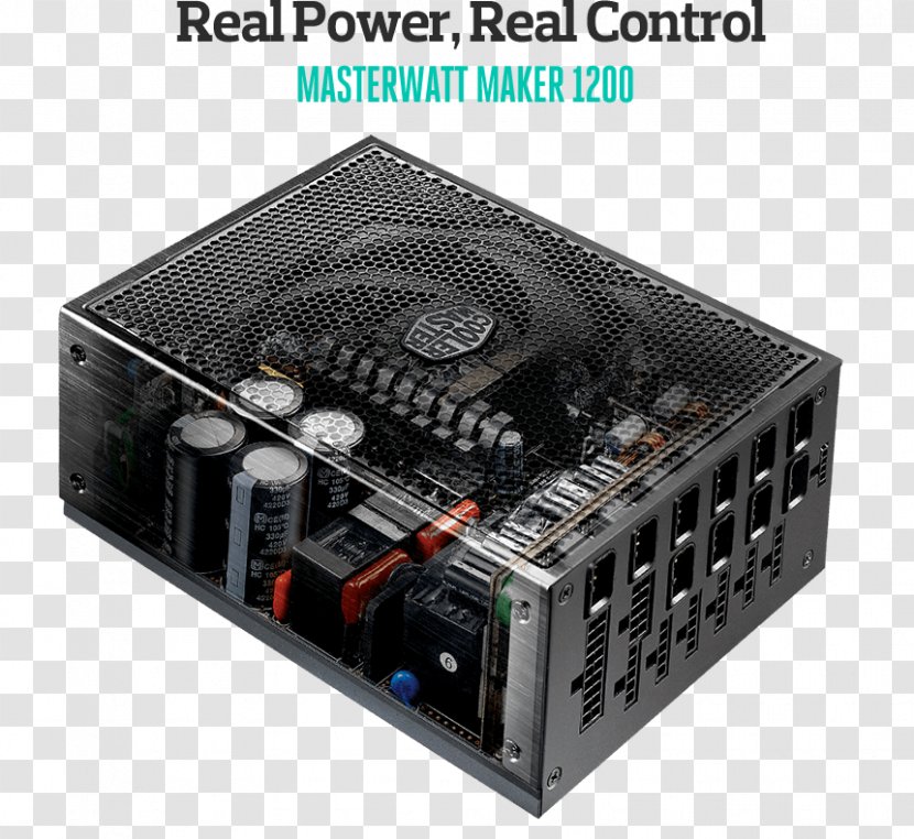 Power Supply Unit Cooler Master MasterWatt Maker 1200 PC 80 Plus Converters - Switchedmode Transparent PNG