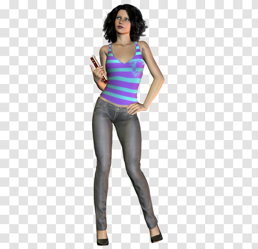 Animaatio Woman TinyPic - Trousers - HR Transparent PNG