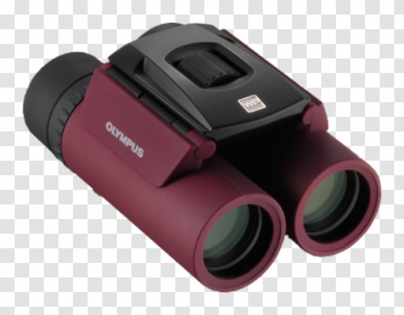 Binoculars Olympus Color Roof Prism Waterproofing - Ip Code - Rear View Transparent PNG
