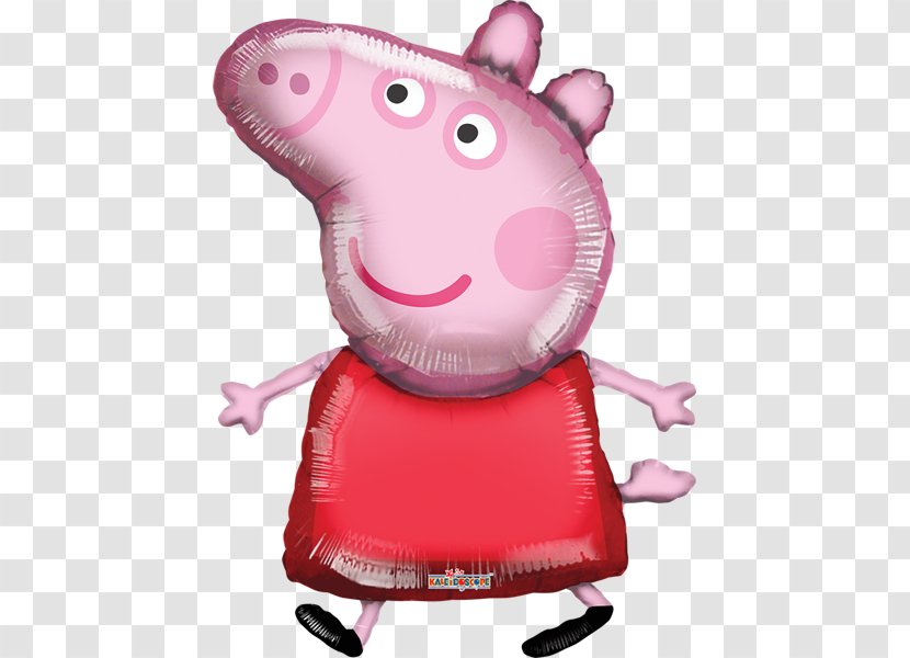 George Pig Toy Balloon Party - Birthday Transparent PNG