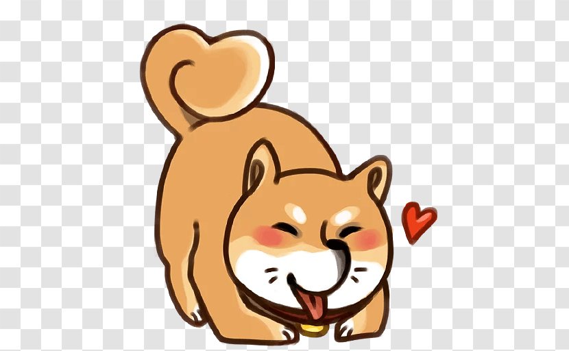 Shiba Inu Sticker Whiskers Telegram Clip Art - Head Transparent PNG