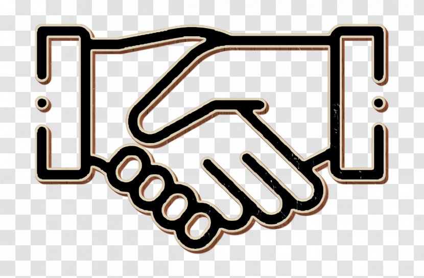 Strategy And Management Icon Deal Handshake - Text - Logo Transparent PNG