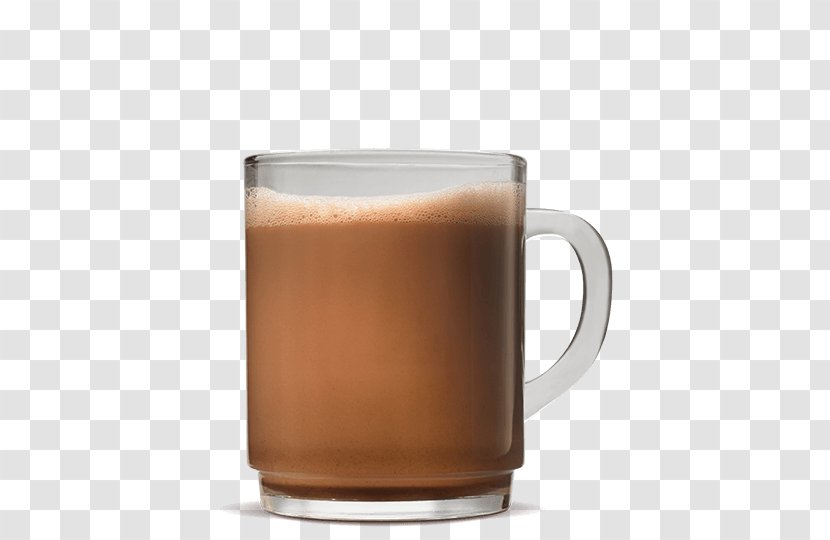 Hot Chocolate Hamburger Latte Cappuccino Breakfast - Drink Transparent PNG