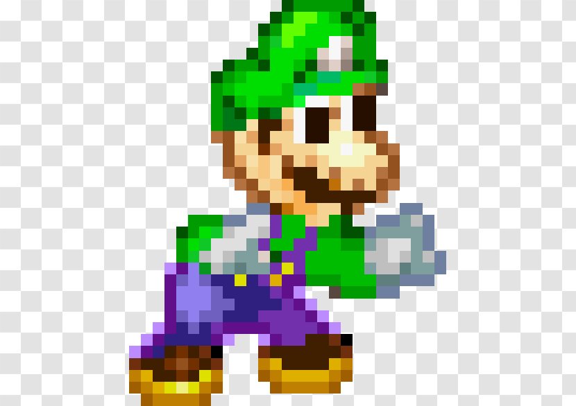 Luigi Super Mario World Bit - Rectangle Transparent PNG