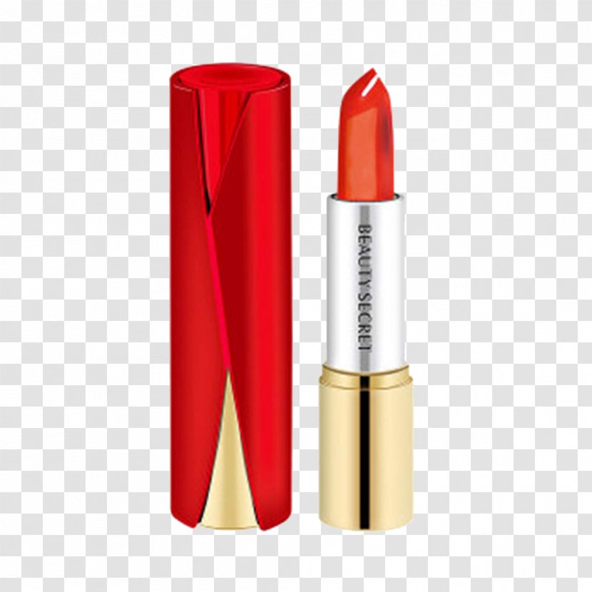 Lipstick Gelatin Dessert Red Beauty Make-up - Flower Transparent PNG