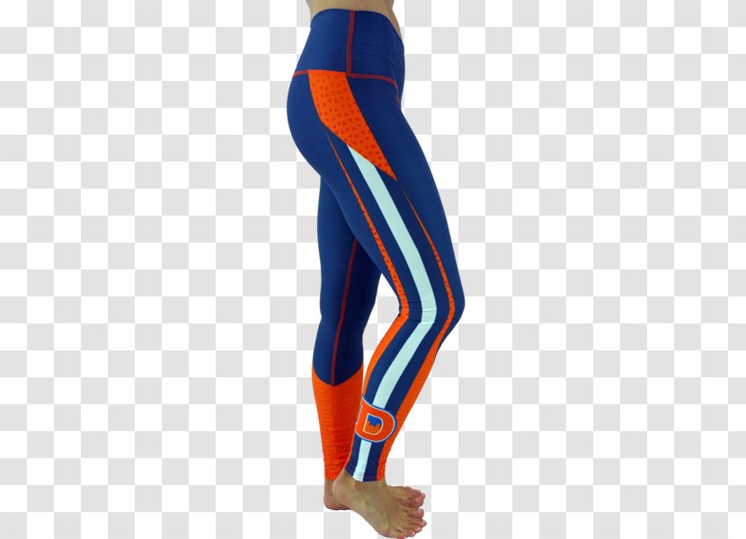 Denver Broncos NFL American Football Leggings - Cobalt - Yoga Transparent PNG