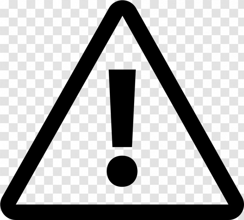 Exclamation Mark Warning Sign Interjection - Triangle Transparent PNG