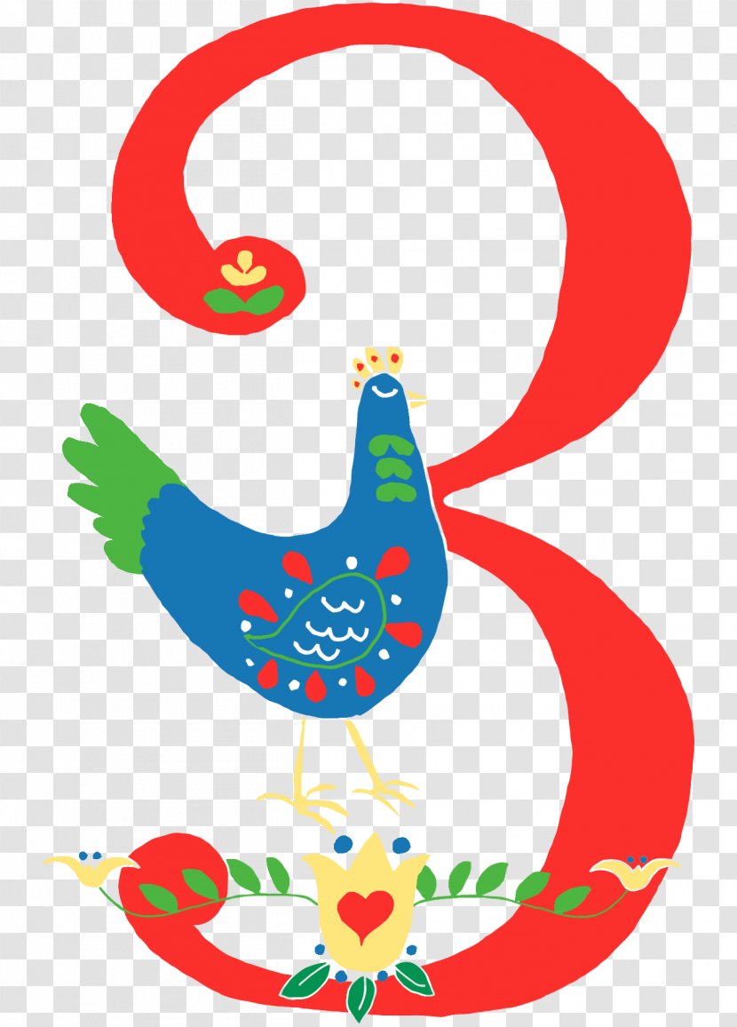 Rooster Christmas Ornament Clip Art - Chicken - Design Transparent PNG