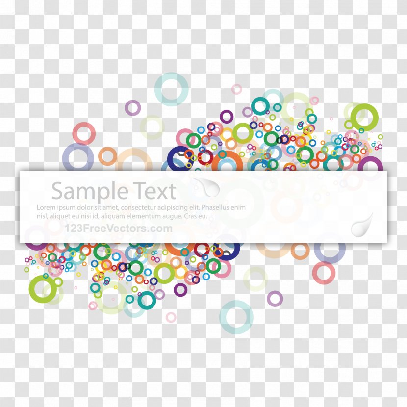 Banner Color Computer File - Business - Vector Circle Decoration Transparent PNG