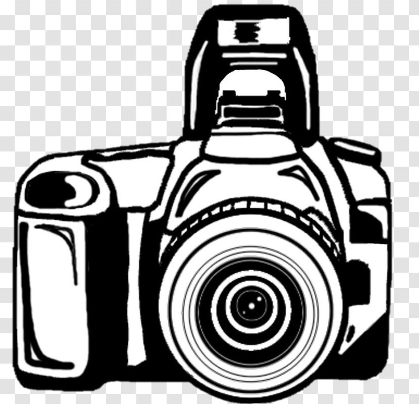 Camera Photography Black And White Clip Art Transparent PNG