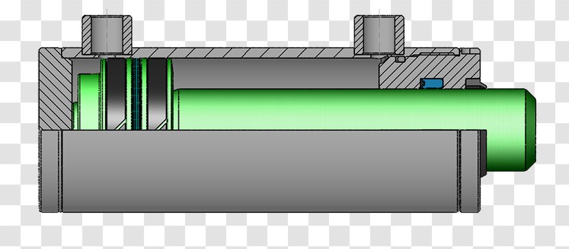 Hydraulic Cylinder Hydraulics Gasket Piston - Flange - CILINDRO Transparent PNG