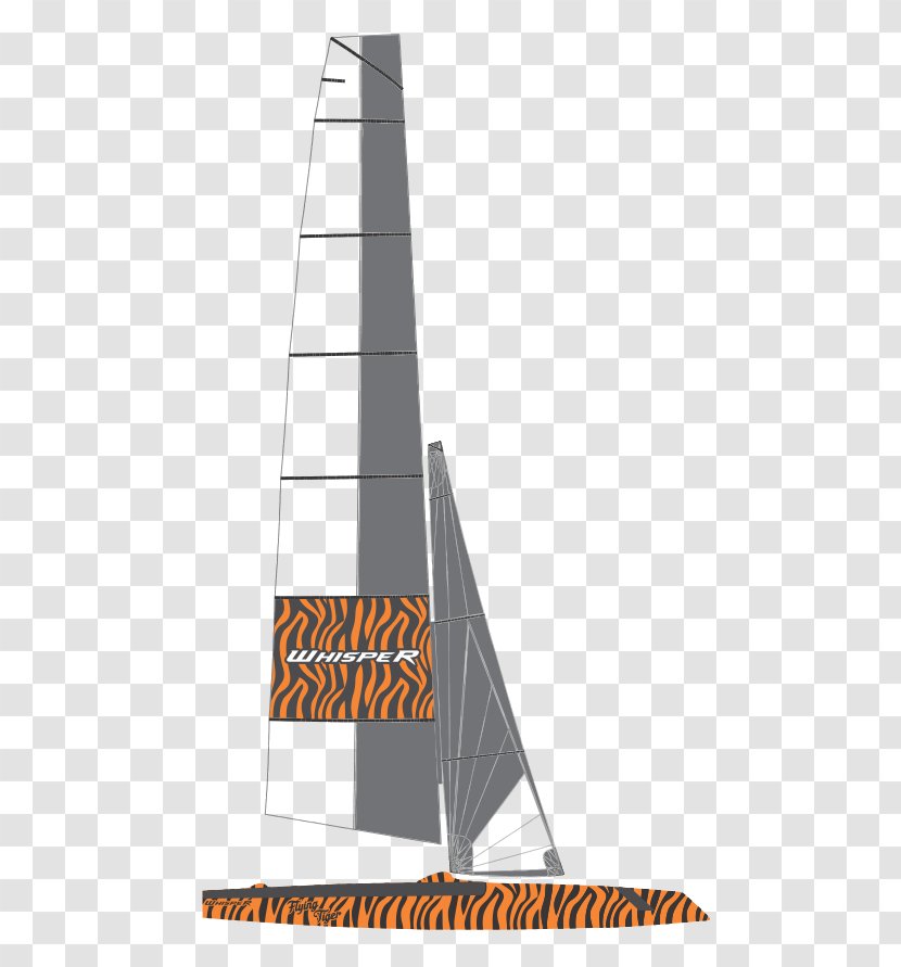 Sailing Hydrofoil Boat Catamaran - Rudder Transparent PNG