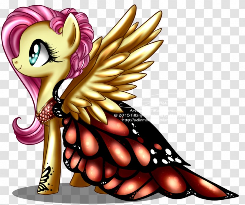Fluttershy Twilight Sparkle Rarity Pony Rainbow Dash - Wing - Dress Transparent PNG