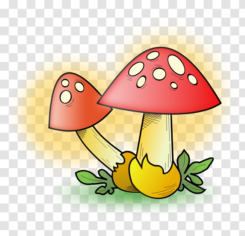 Fungus Mushroom Clip Art - Food - Toadstool Clipart Transparent PNG