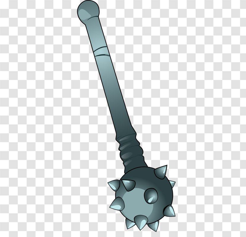 Cartoon Gray Wolf Download - Weapon - Silver Mace Transparent PNG