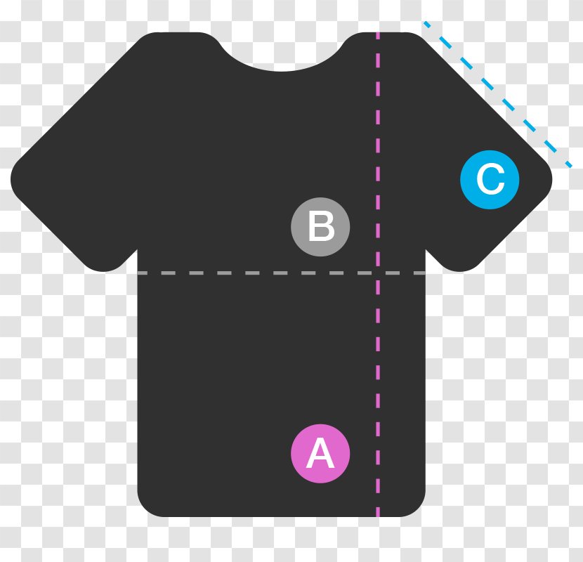 T-shirt Abyssinia Sleeve Bag Black - Tshirt Transparent PNG