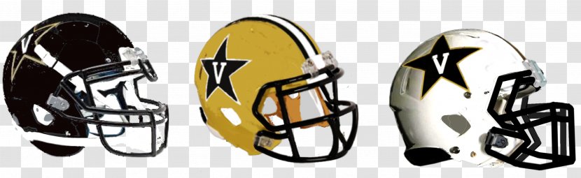 Vanderbilt Stadium Commodores Football Helmet American Protective Gear - Brand - BLACK AND GOLD Transparent PNG