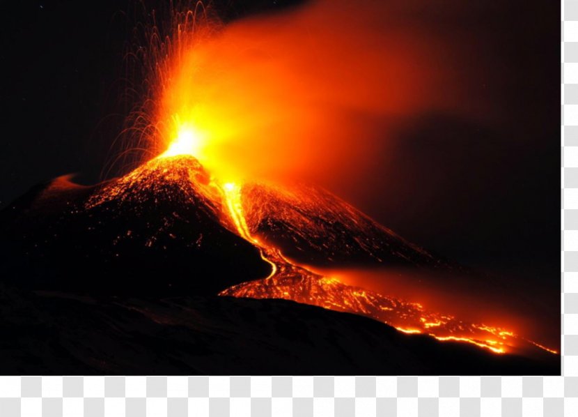 Mount Etna Stromboli Catania Nyiragongo Giarre - Shield Volcano Transparent PNG