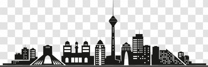 Tehran Company Flag Of Iran Business - Monochrome Photography - Metropolitan Area Transparent PNG