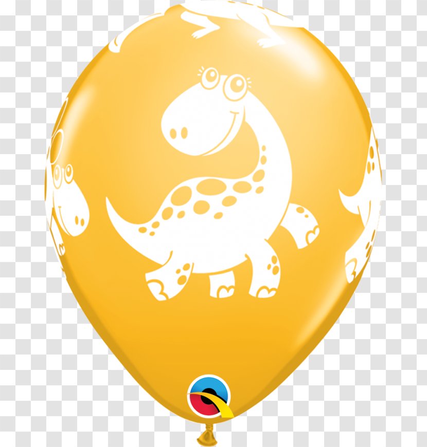 Balloon Party Dinosaur Gift Birthday - Blue Transparent PNG