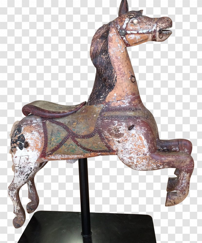 Horse Tack Carousel Giraffe Art - Bronze Transparent PNG