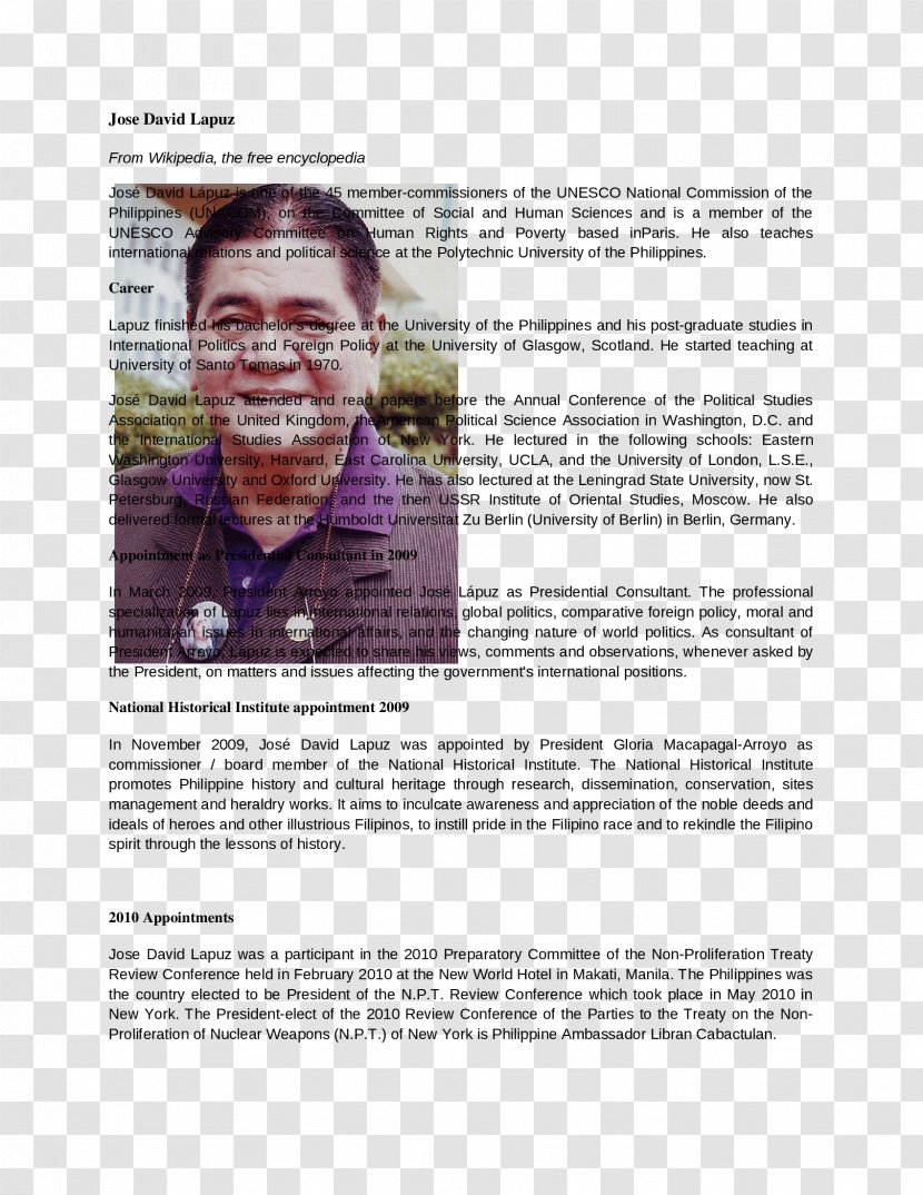 Advertising Newspaper Columnist Media Document - Dave Bautista Transparent PNG