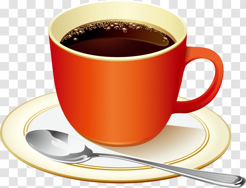 Instant Coffee Espresso Tea Cafe - Drink - Cartoon Cup Transparent PNG