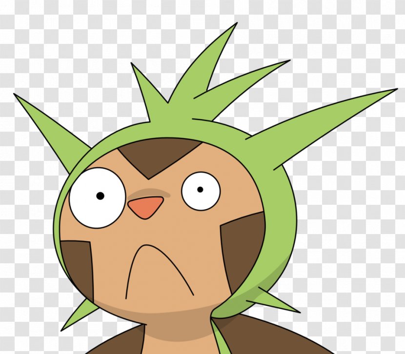 Pokémon X And Y FireRed LeafGreen Chespin Pokédex - Facial Expression - Leaf Transparent PNG