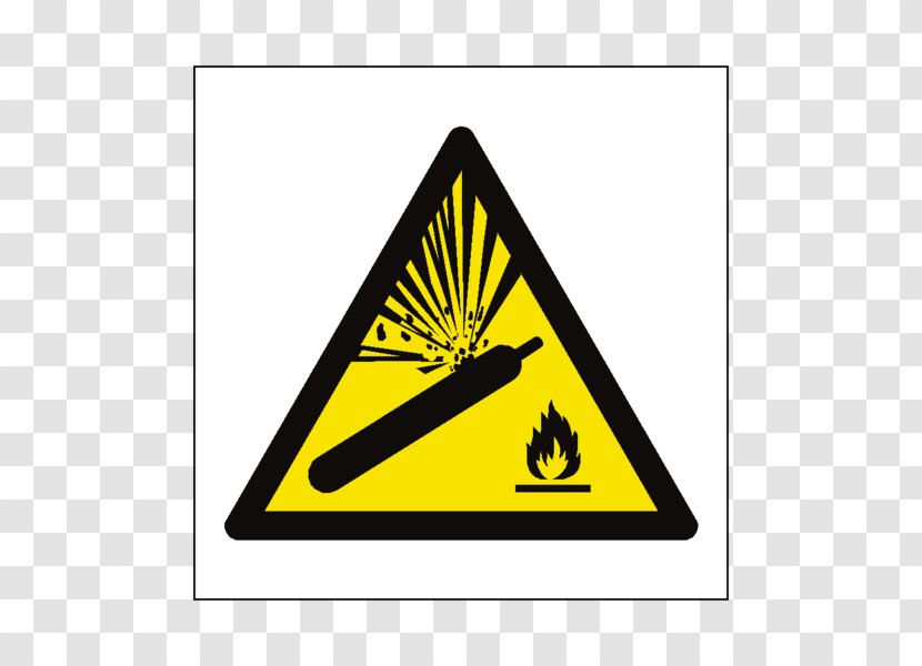 Hazard Symbol Label Electricity Warning Sign - Explosion Transparent PNG
