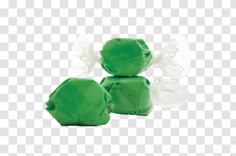 Salt Water Taffy Gummi Candy Chewing Gum - GREEN APPLE Transparent PNG